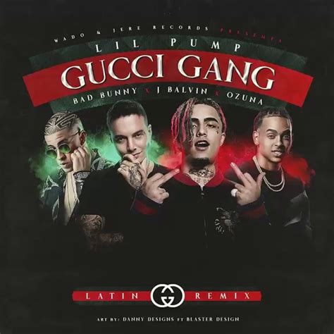 gucci gang bad bunny lirycs|gucci gang song lyrics.